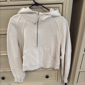 Women's Cream Hoodie Sweater